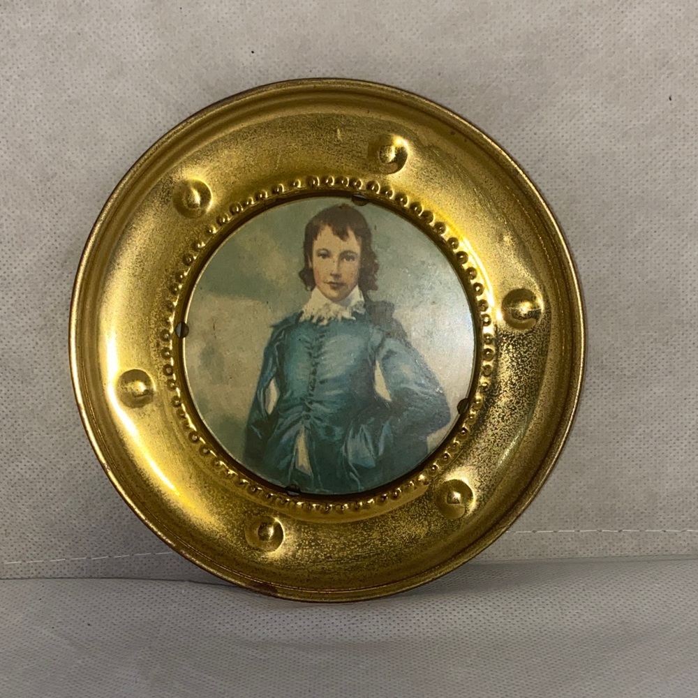 Source Unknown Gold Framed Portrait Art